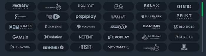 Провайдеры игровых автоматов на Cactus